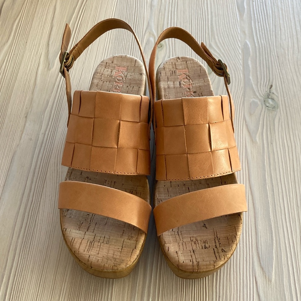 Korks Fraya Platform Wedge Sandals size 8M - Picture 1 of 6